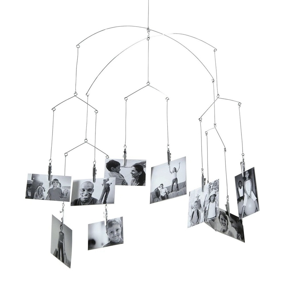 Kikkerland Hanging Photoclip Mobile 20 Photo Display Clips MH16 Photography Kids